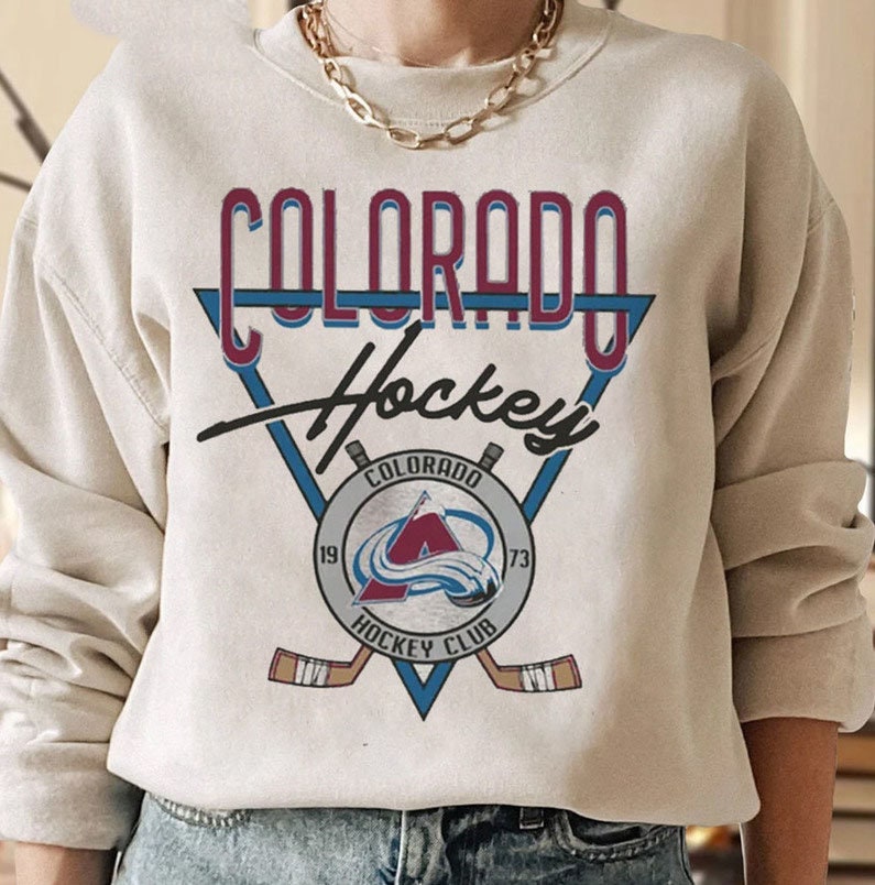 Vintage 10s+ Navy Reebok Colorado Avalanche Sweatshirt - XX-Large