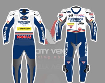 Honda Rothmas one piece motorbike leather racing | CE Approved Motorbike Riding Suit With Protective Armours