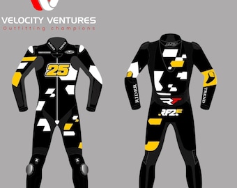 Raul Fernandez Motorbike Racing Leather Suit- CE Approved Motorbike Riding Suit With Protective Armours