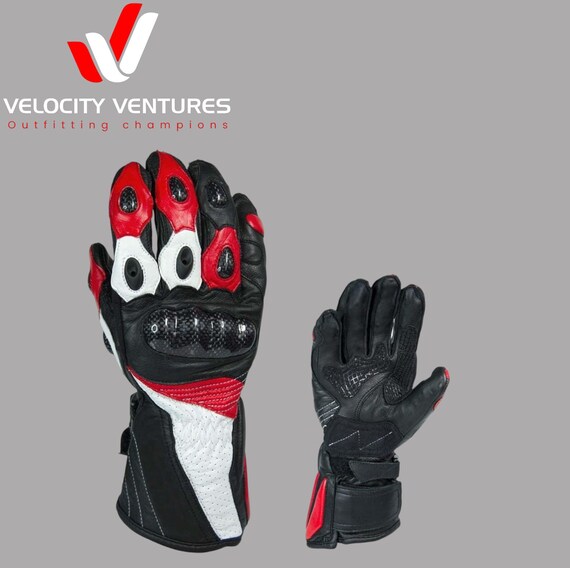 Strap Personalised Motorbike Gloves Frank Thomas Dynamic II