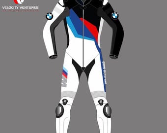 BMW Custom Motorcycle Racing Suit Leather Motorbike Riding Suit | CE Approved Protective Racing Gear Custom Motorbike Leather Suit