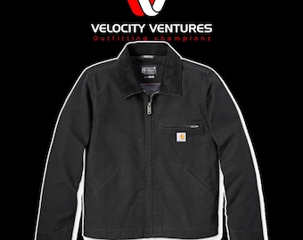 Chaqueta de lona Carhartt estilo vintage, abrigo de trabajo resistente, chaqueta cálida y duradera para actividades al aire libre.