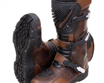 DRH Rapido Premium Leather Motorbike boots with Superior Protection and Comfort