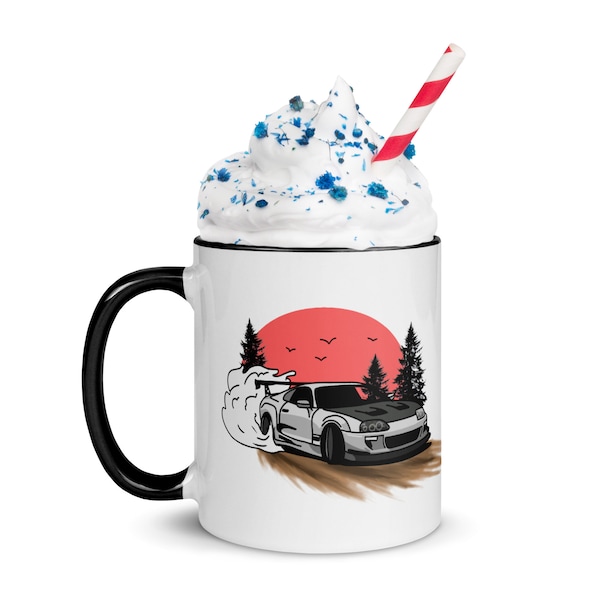 toyota supra Mug with Color Inside