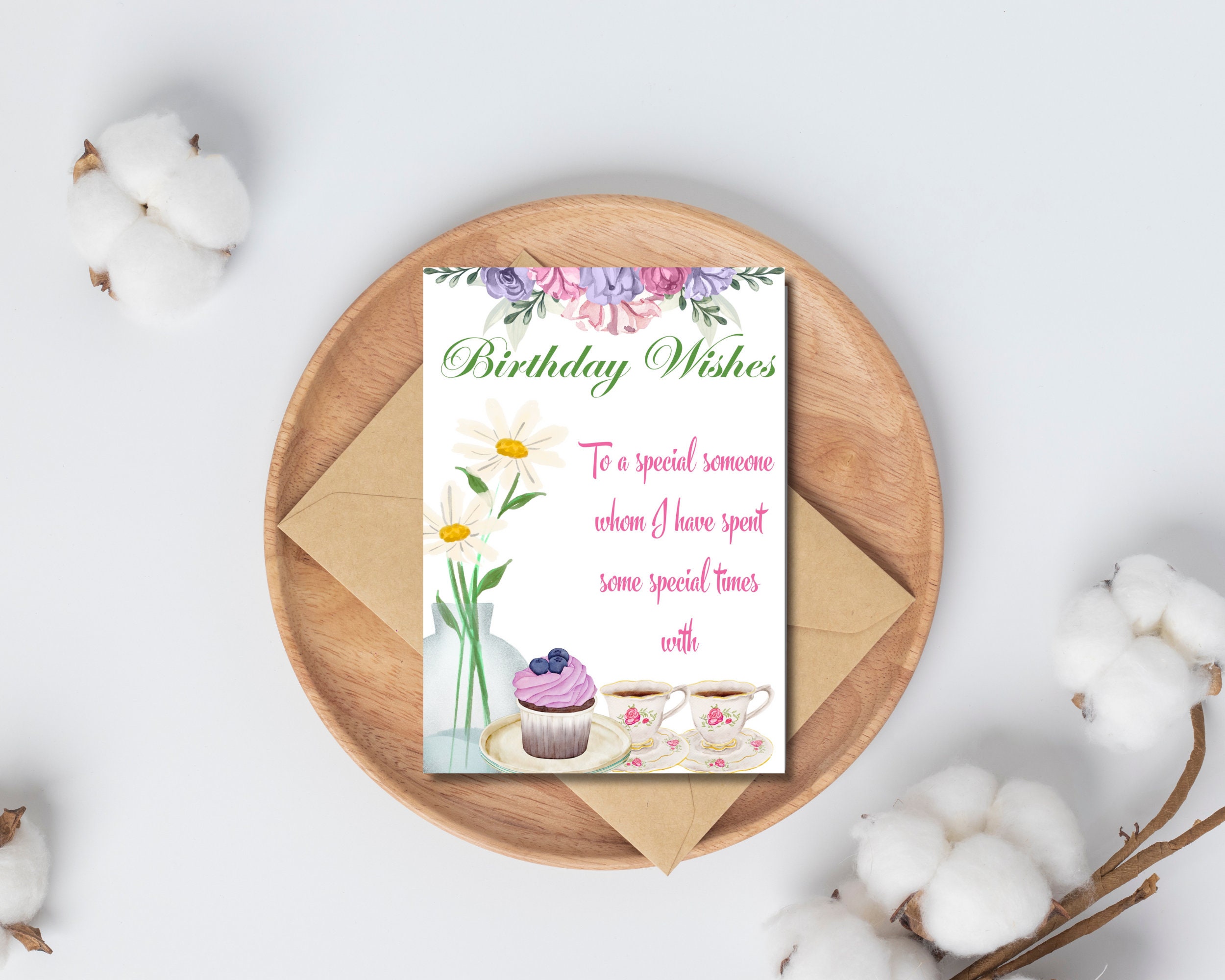 Birthday cardprintable birthday card digital download etsy