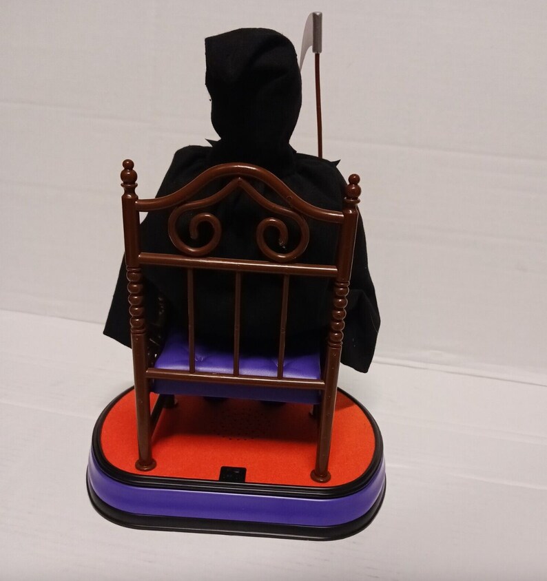 1997 Telco Motion-ettes THE GRIM REAPER Animated Halloween Display Works image 5