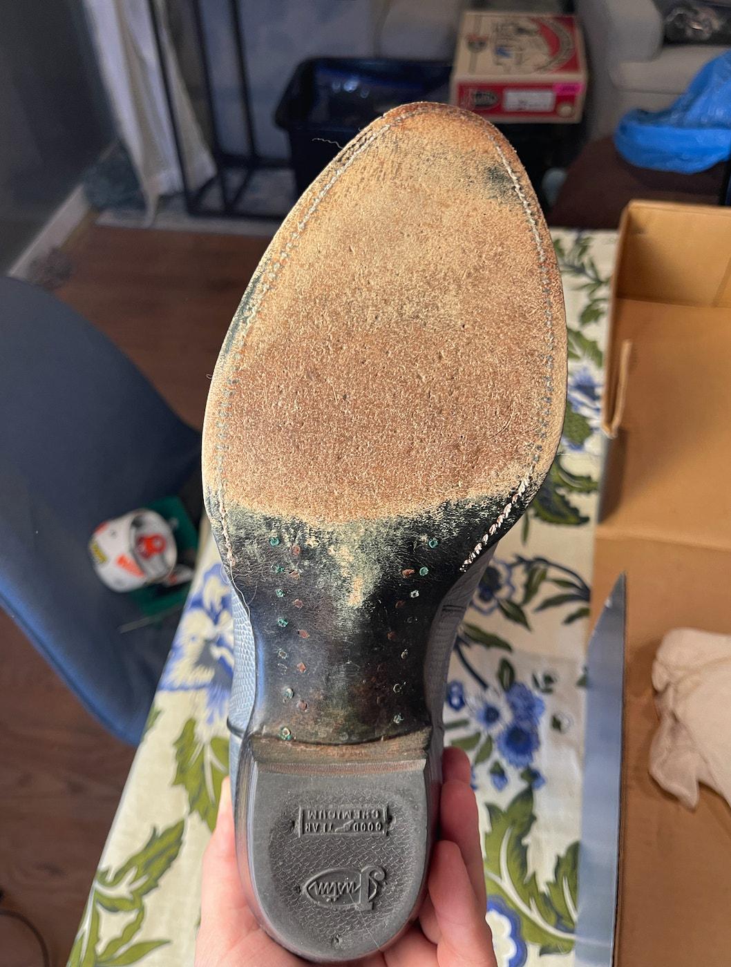 RARE Vintage Tecovas Justin Cowboy Boots Gray Lizard Skin  display picture 3