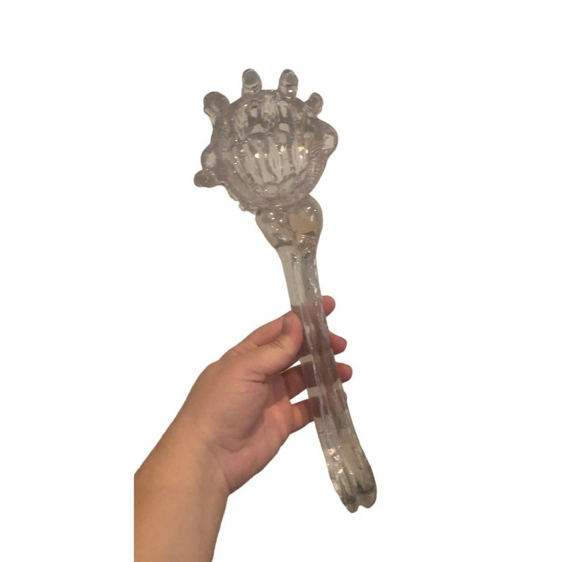 Clear Plastic Punch Bowl Ladle Halloween Skeleton Claw Etsy