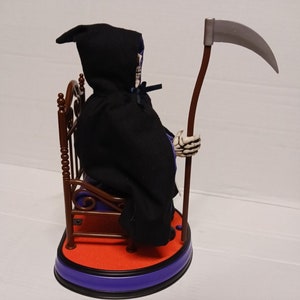 1997 Telco Motion-ettes THE GRIM REAPER Animated Halloween Display Works image 6