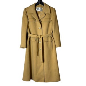 60〜70's US vintage ILGWUタグ ウールコート S〜Mサイズ