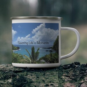 Enamel Camping Mug 12 0z | Outdoorsman Gift | Camp Mug | Mug for Camping | Nature Lover Gift | Enamel Mug | Camping Mug | Outdoor Mug