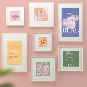 Motivational Quote Prints, Positive Daily Affirmations, Mental Health Prints, Digital Prints, Digital Wall Art, Therapy Art, Quotes on Life