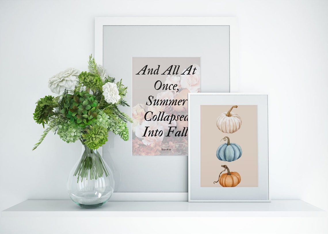 Set of 3 Fall Printables, Wall Art Fall Decor, Fall Prints, Autumn ...