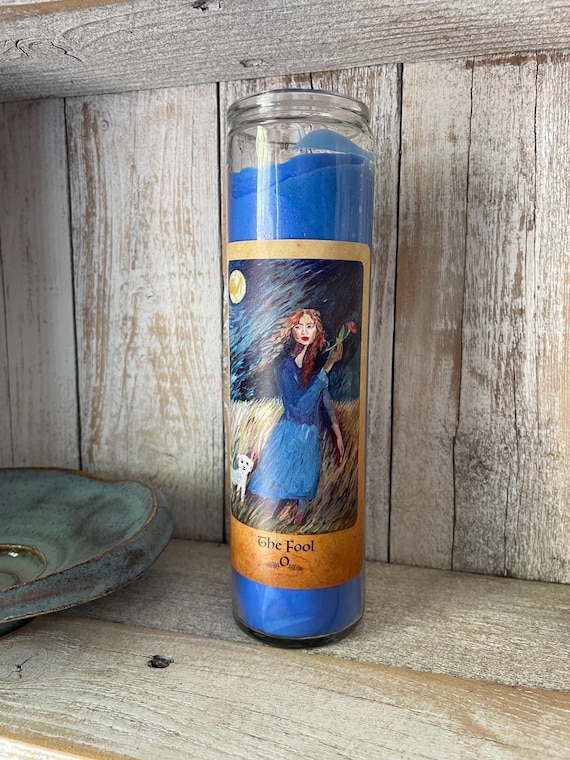 The Fool Tarot Candle - Etsy