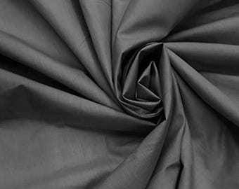 Kona Cotton Solid Fabric by the Yard – Black or White, 100% Cotton Quilting Fabric for Sewing, Crafts, Apparel, DIY Projects, and Home Décor