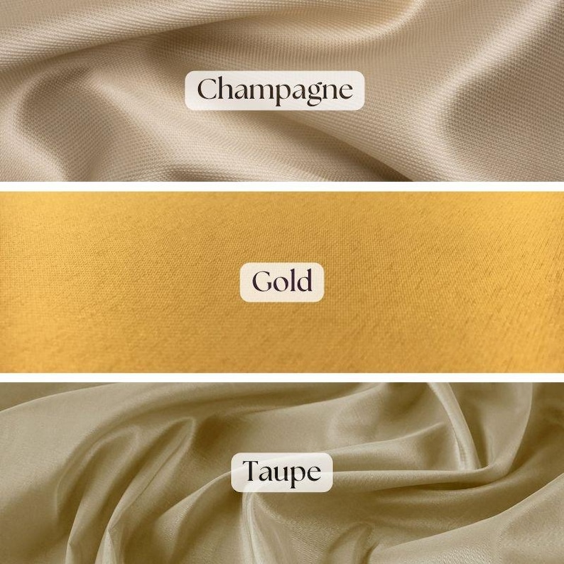 Premium Mikado Matte Stretch Satin Fabric by the Yard
