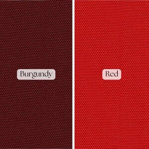 red Waterproof Canvas Fabric