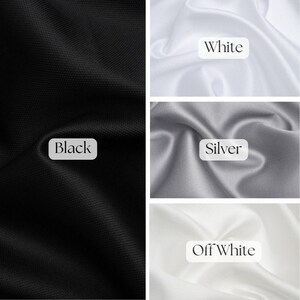 Premium Mikado Matte Stretch Satin Fabric by the Yard