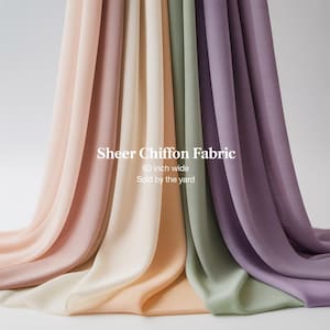 Sheer Cotton Fabric by the Bolt - Etsy