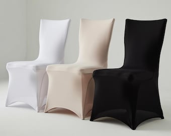 Event Spandex Chair Covers – Stretch Slipcovers for Folding Chairs, Weddings & Parties