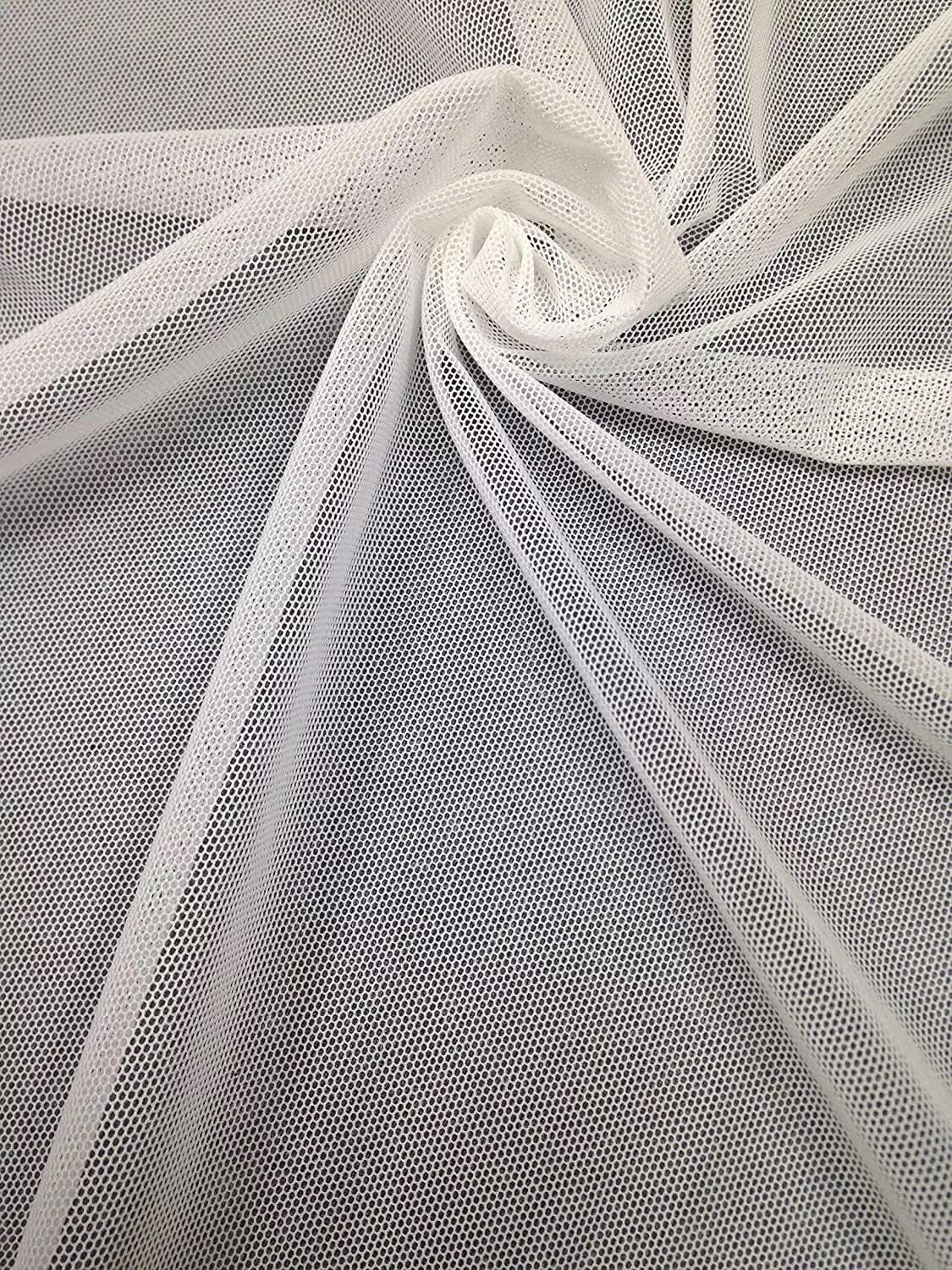 Stretchy Mesh Micro Stretch Mesh Fabric – Soft & Flexible | Perfect for Lingerie and ...