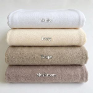 Tela polar antipilling cortada a medida, tela polar suave, tela de felpa acogedora para mantas de pijamas, costura y decoración del hogar. imagen 7