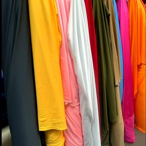 Shiny Milliskin Nylon Spandex 4-Way Stretch Fabric – By The Yard | Perfect for Dancewear, Gymnastics, Skating Costumes & Gowns