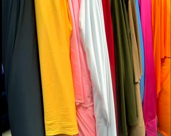 Shiny Milliskin Nylon Spandex 4-Way Stretch Fabric – By The Yard | Perfect for Dancewear, Gymnastics, Skating Costumes & Gowns