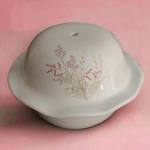 Grote Bell Bowl kroonluchter vervangend porselein origineel vintage jaren 50