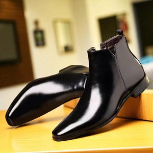 Falcotto Beatle Boots Aus Leder - Kinder Stiefeletten Mit Reißverschluss | Rutschfeste Gummisohle