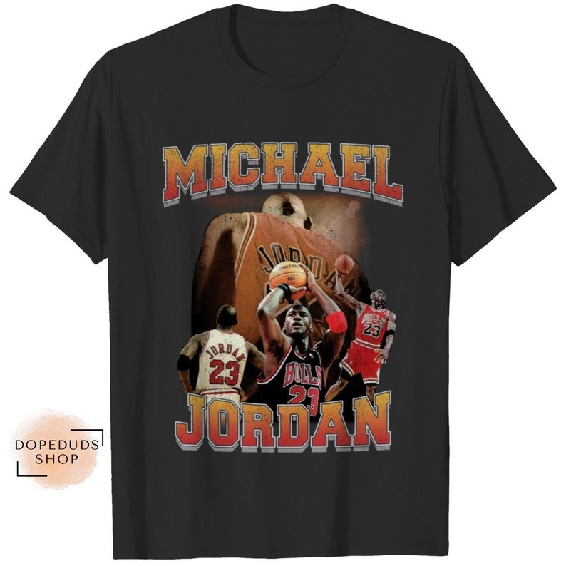 Michael Jordan Shirt Retro Baseketball Michael Jordan Unisex Etsy
