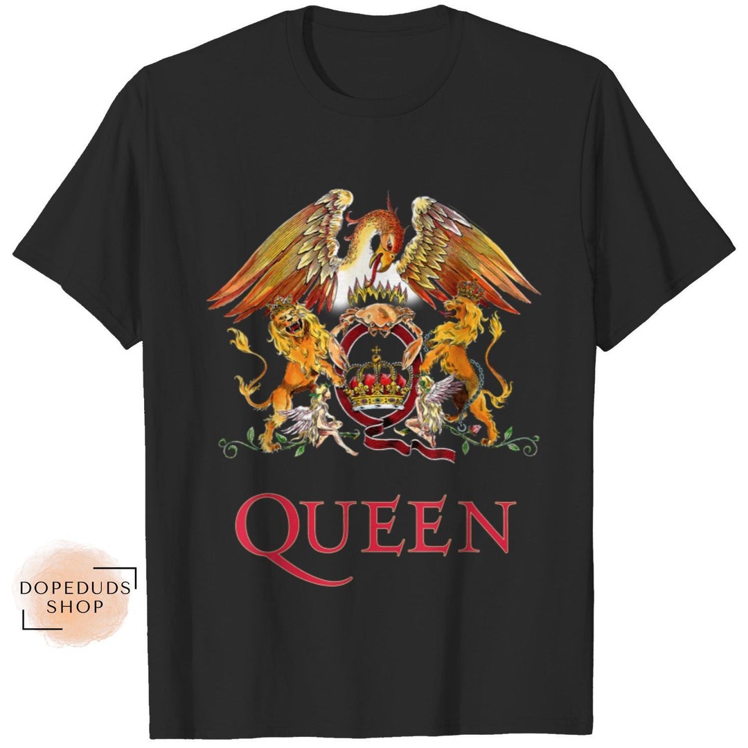 80s Queen Band Shirt Queen Band Cotton Tshirt Rock N Roll Etsy