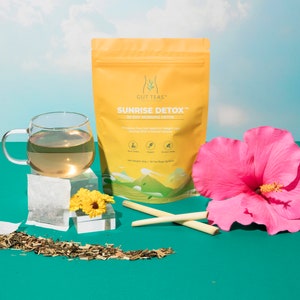 Gut Teas- Morning Detox Teemischung |Sunrise Detox- 30 Tage Detox für die Darmgesundheit | Diät | Jump Start Weight Loss (30 Teebeutel)