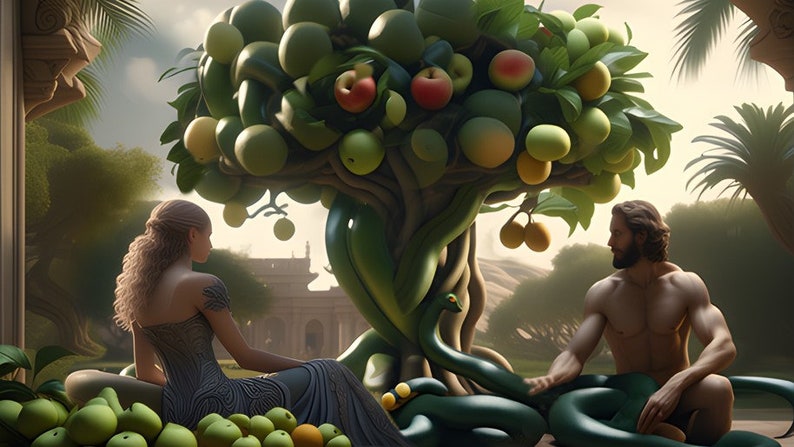 DESKTOP WALLPAPER: Garden of Eden 4k Quality Etsy