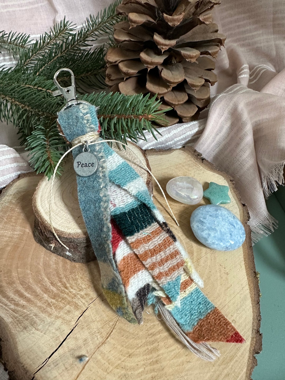 Wool Keychain - Etsy