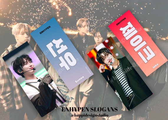 Enhypen Slogans | Kpop Slogans, Engene, Cheering Kit Enhypen