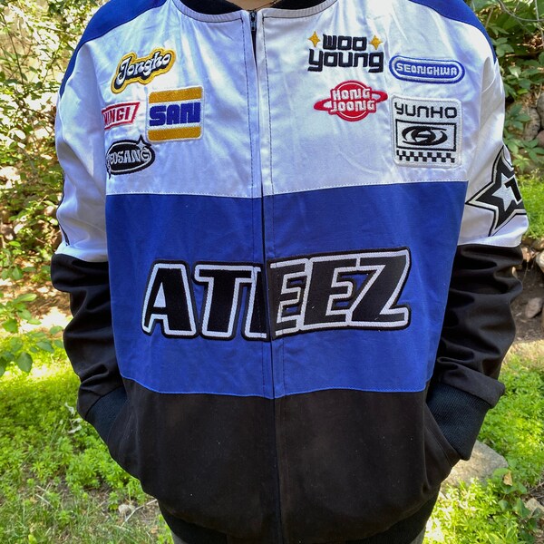 Ateez Racer Jacket | Atiny, kpop, ateez merch, kpop jacket