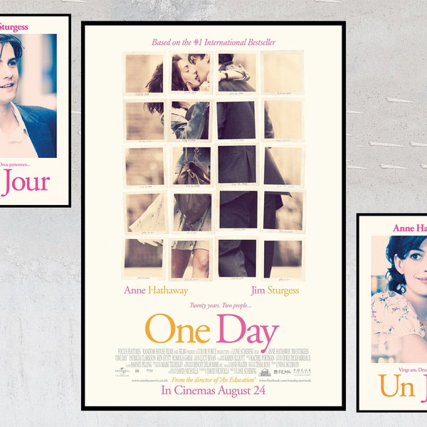 One Day Film Posters - Collector's Memorabilia - Personalized Poster Gifts - Poster Print on Canvas