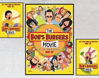 Bob's Burgers Movie Posters - Collector's Memorabilia - Personalized Poster Gifts - Poster Print on Canvas