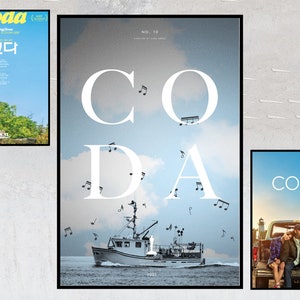 CODA Film Posters - Collector's Memorabilia - Personalized Poster Gifts - Poster Print on Canvas