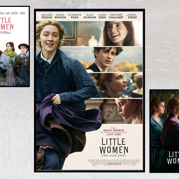 Little Women Film Posters - Collector's Memorabilia - Personalized Poster Gifts - Poster Print on Canvas