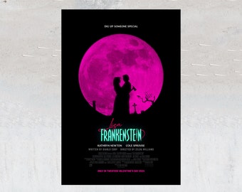 Lisa Frankenstein Movie Posters - Collector's Memorabilia - Personalized Poster Gifts - Poster Print on Canvas