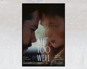 All Too Well The Short Film Film Posters - Collector's Memorabilia - Personalized Poster Gifts - Poster Print on Canvas