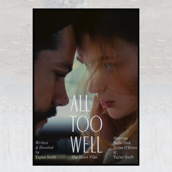 All Too Well The Short Film Film Posters - Souvenirs de collection - Cadeaux d'affiche personnalisés - Affiche imprimée sur toile