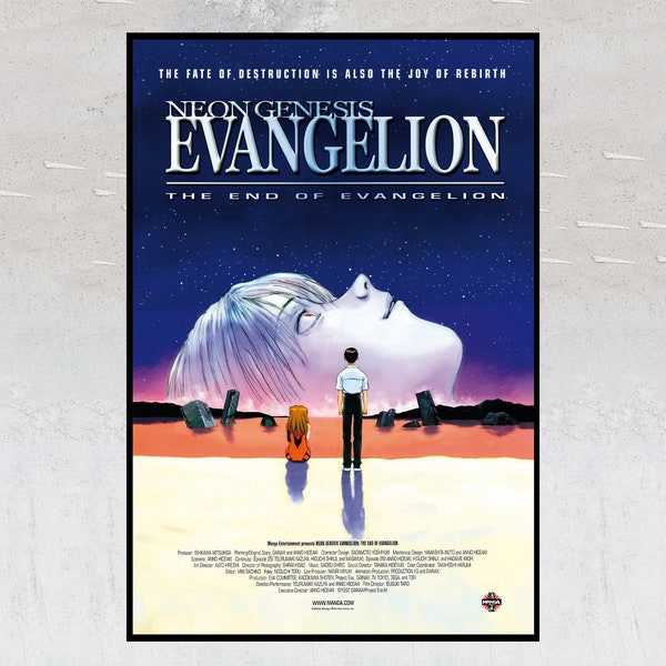 The End of Evangelion Film Posters - Collector's Memorabilia - Personalized Poster Gifts - Poster Print on Canvas