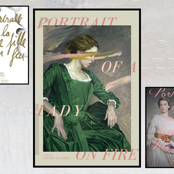 Affiches de film Portrait of a Lady on Fire - Souvenirs de collection - Cadeaux d'affiche personnalisés - Affiche imprimée sur toile