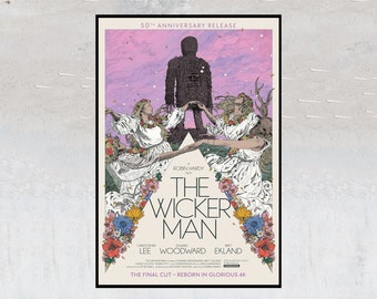 The Wicker Man Film Posters - Collector's Memorabilia - Personalized Poster Gifts - Poster Print on Canvas