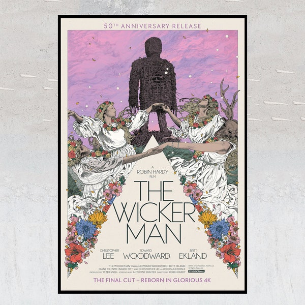 The Wicker Man Film Posters - Collector's Memorabilia - Personalized Poster Gifts - Poster Print on Canvas