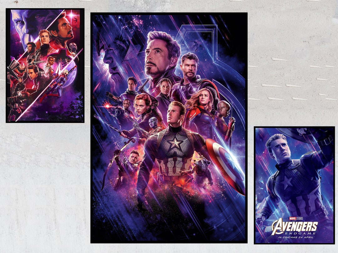 The Avengers 4 Endgame Film Posters Collector's Memorabilia ...