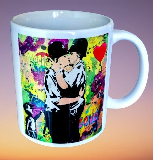 Lot de 2 mugs pour un couple amoureux avec inscription toi e